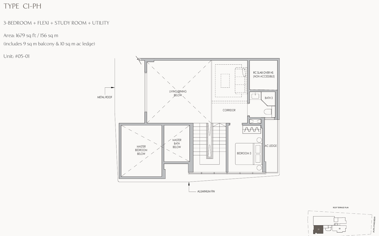 Type C1-PH · attic floor
